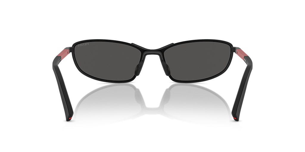 Prada Linea Rossa PS 55ZS L (60 - 17) with Grey lenses and Black