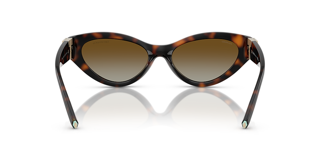 TIFFANY & CO. TF4225U Havana - Women Luxury Sunglasses, Polar Brown Gradient Lens