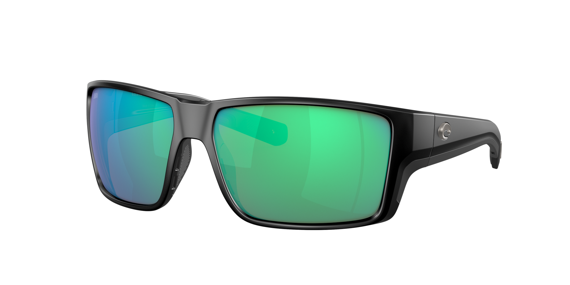 Costa Man Sunglass 6S9080 Reefton PRO -  Frame color: Matte Black, Lens color: Green Mirror
