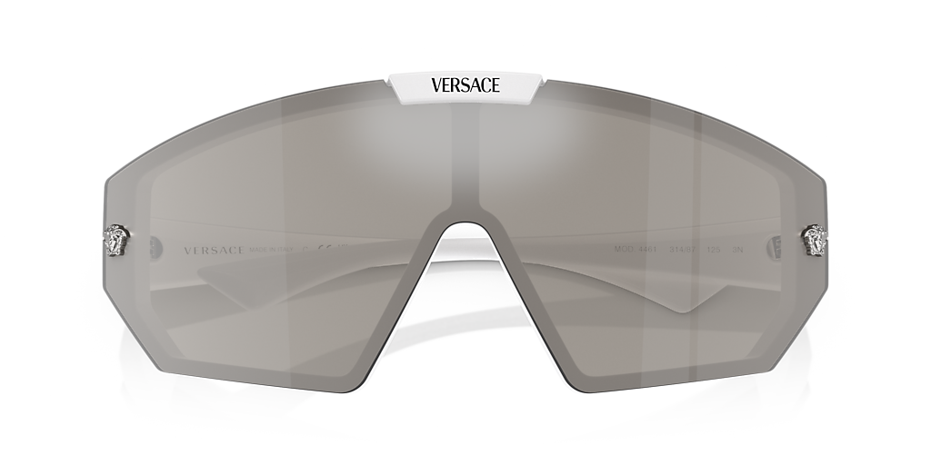 Versace VE4461 L (0 - 147) with Grey lenses and White frame