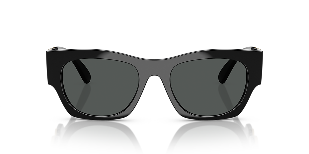 VERSACE VE4479U Black - Men Luxury Sunglasses, Dark Grey Lens