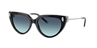 Tiffany & Co. TF4195 L (54 - 17) with Blue lenses and Black