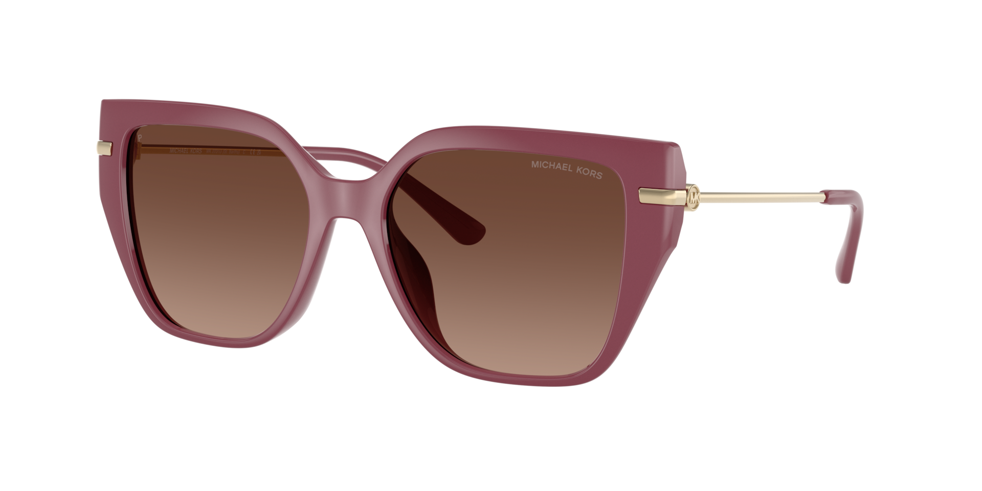 Michael Kors Woman Sunglass MK2231U St. Barths - Frame color: Mulberry, Lens color: Brown Gradient Polarized