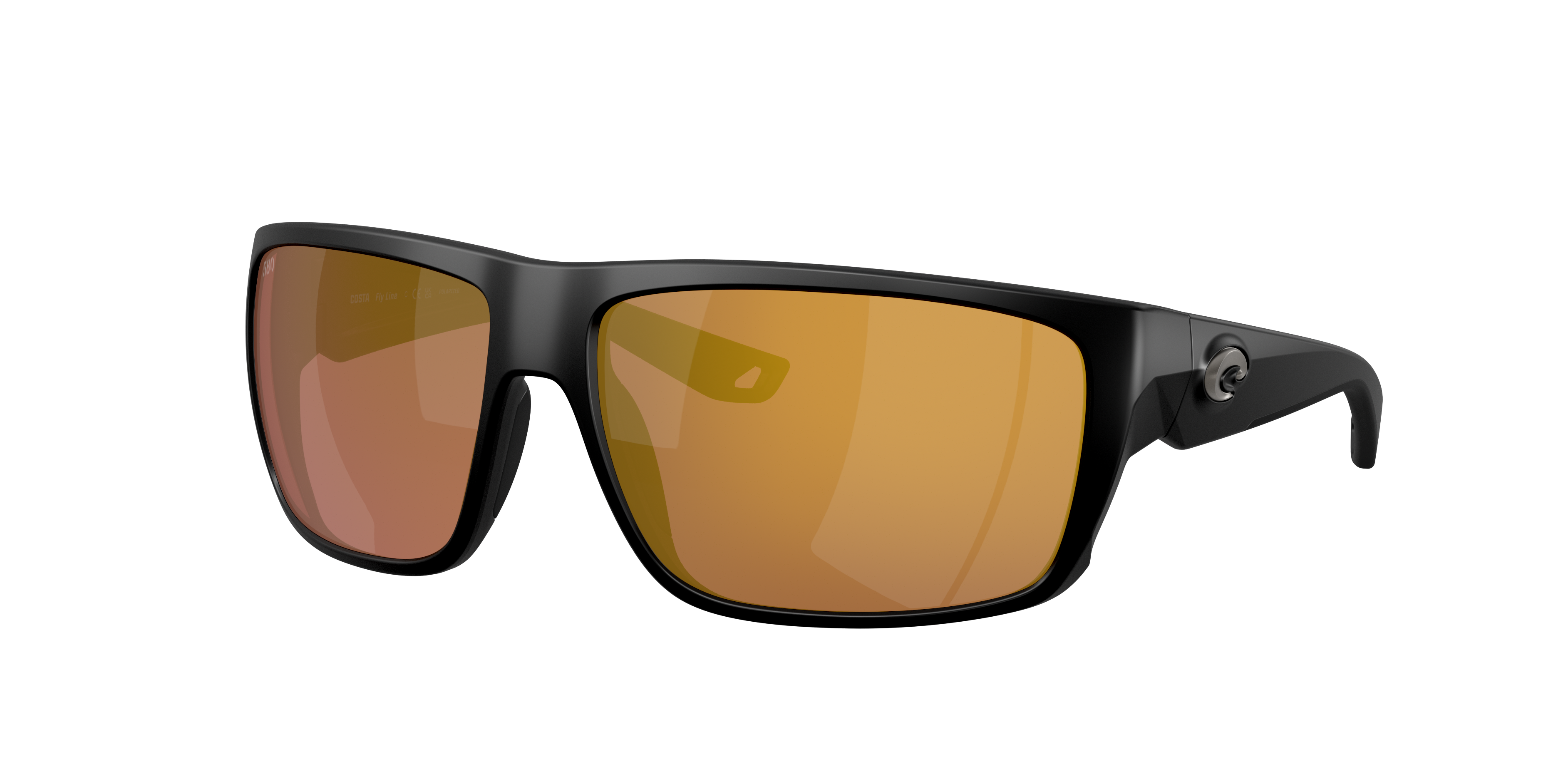 Costa Man Sunglass 6s9129 Fly Line In Gold Mirror