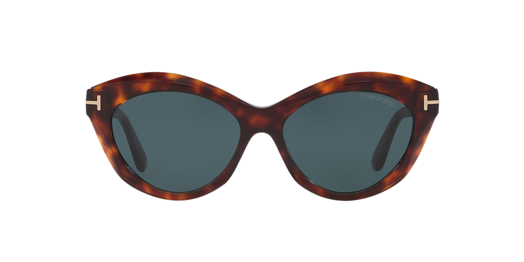 Tom Ford Toni XXL (55 - 16) with Blue lenses and Red frame