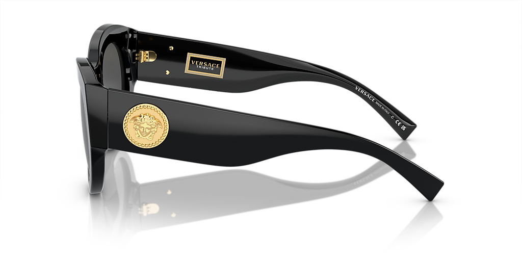 Versace VE4353 M (51 - 26) with Grey lenses and Black frame