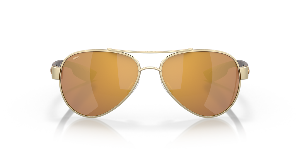 COSTA 6S4006 Loreto Brushed Gold - Women Sunglasses, Gold Mirror Lens
