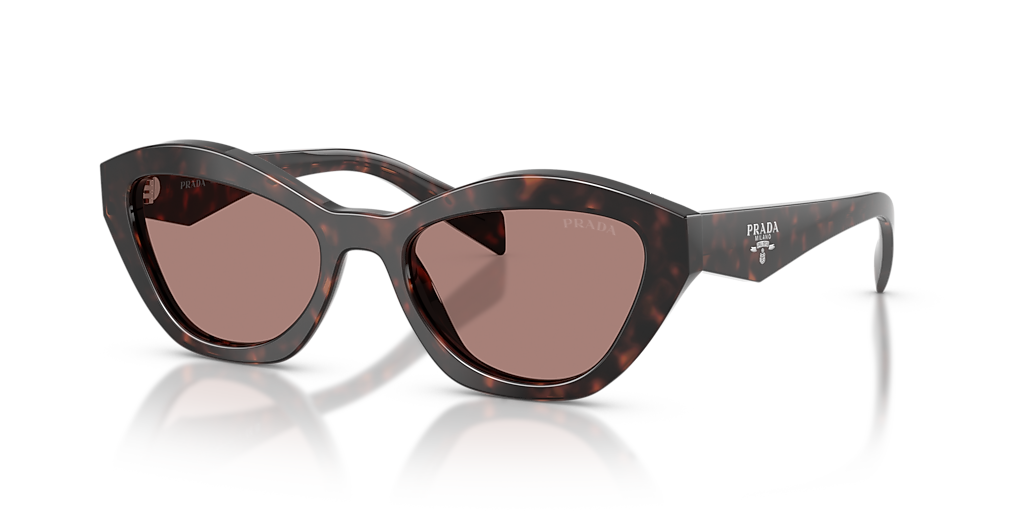 Prada PR A02S S (52 - 19) with Brown lenses and Tortoise frame