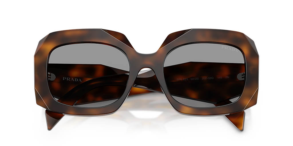 Prada PR B23S M (54 - 20) with Grey lenses and Tortoise frame