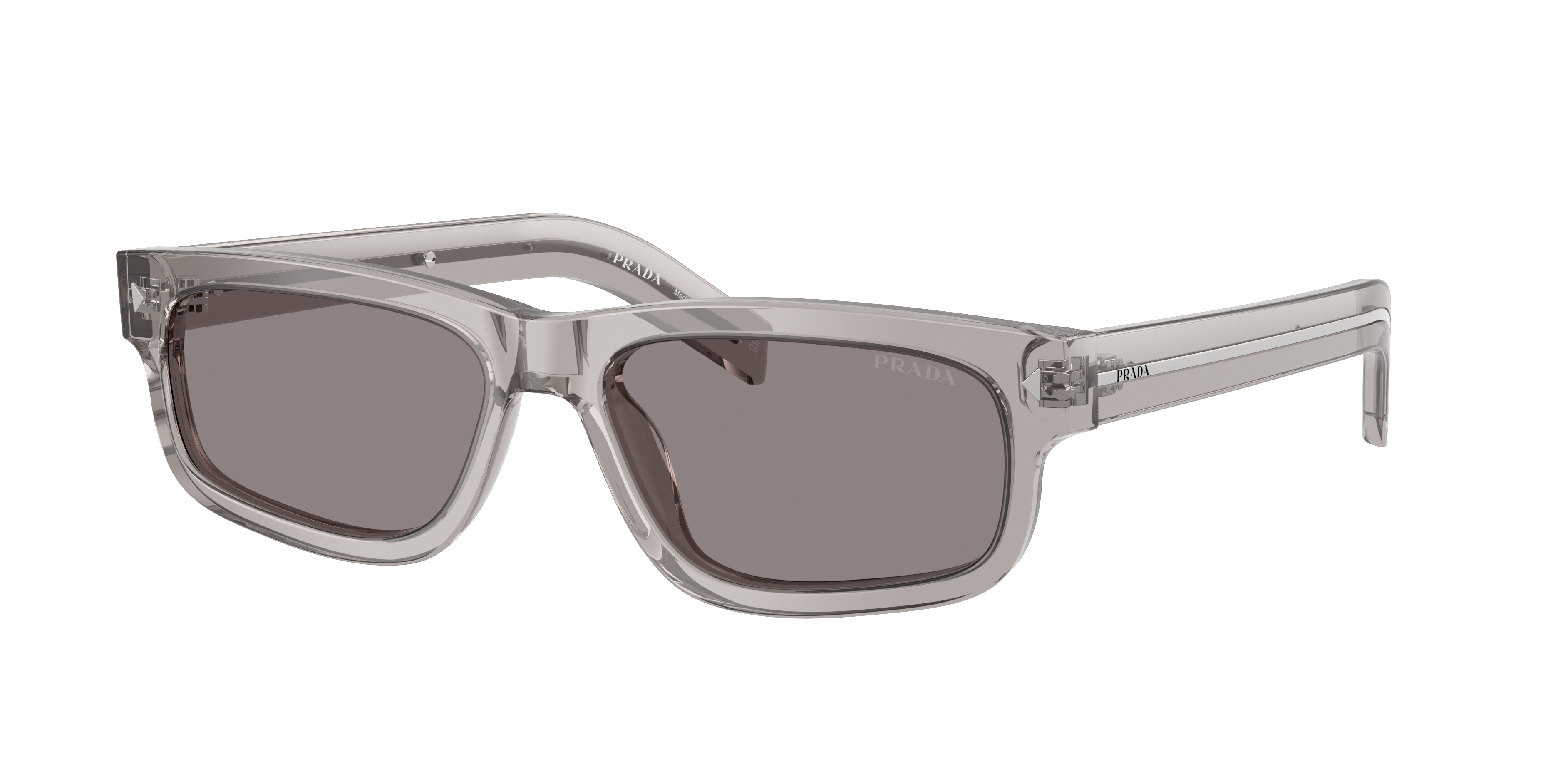 Prada Man Sunglass PR B11S -  Frame color: Hematite, Lens color: Grey