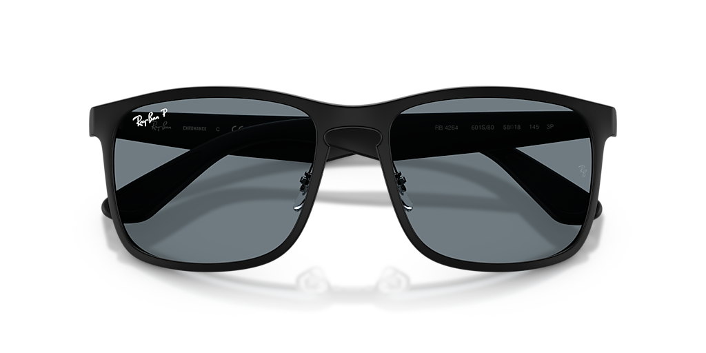 Ray-Ban RB4264CH Chromance XL (58 - 18) with Blue lenses and Black