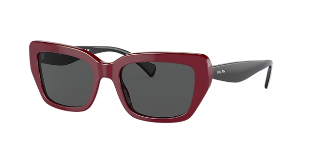 Ralph RA5292 53 Gradient Grey & Shiny Black Sunglasses | Sunglass 