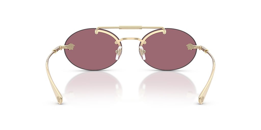 Versace VE2295 L (56 - 16) with Violet lenses and Gold frame