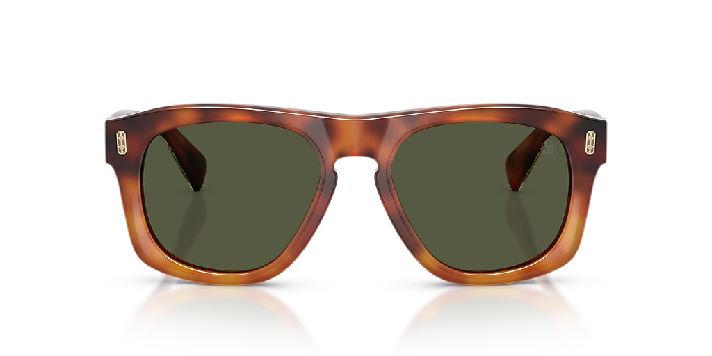 Brunello Cucinelli Alke S (53 - 18) with Green lenses and Tortoise
