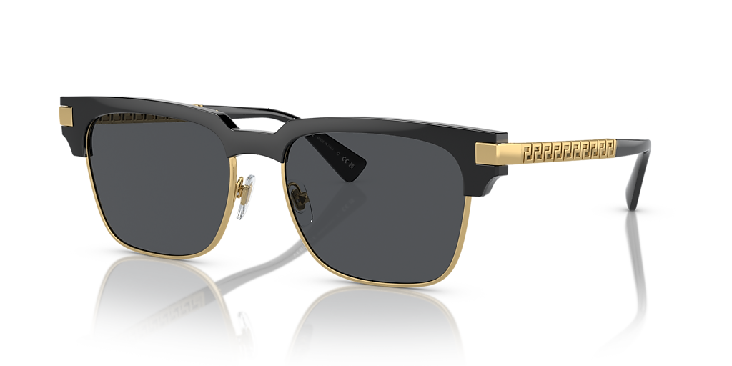 Versace VE4447 XXL (55 - 17) with Grey lenses and Black frame