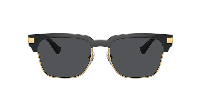 Versace VE4447 55 Dark Grey & Havana Sunglasses | Sunglass Hut USA 