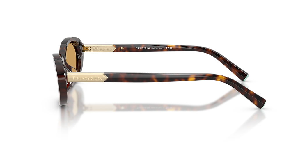 Tiffany & Co. TF4250 L (56 - 17) with Orange lenses and Tortoise