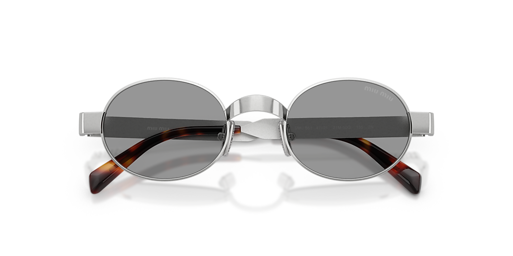 Miu Miu MU B51S S (47 - 21) with Grey lenses and Silver  display picture 1