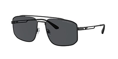 Emporio Armani EA2139 57 Dunkelgrau & Matt Schwarz Sunglasses  