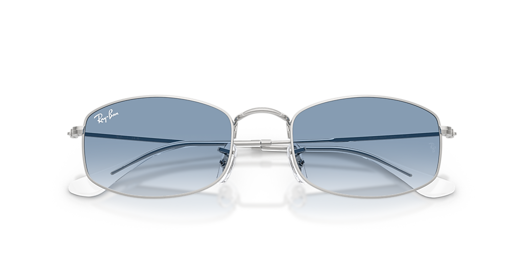 Ray-Ban RB3832 XL (55 - 21) with Blue lenses and Silver frame