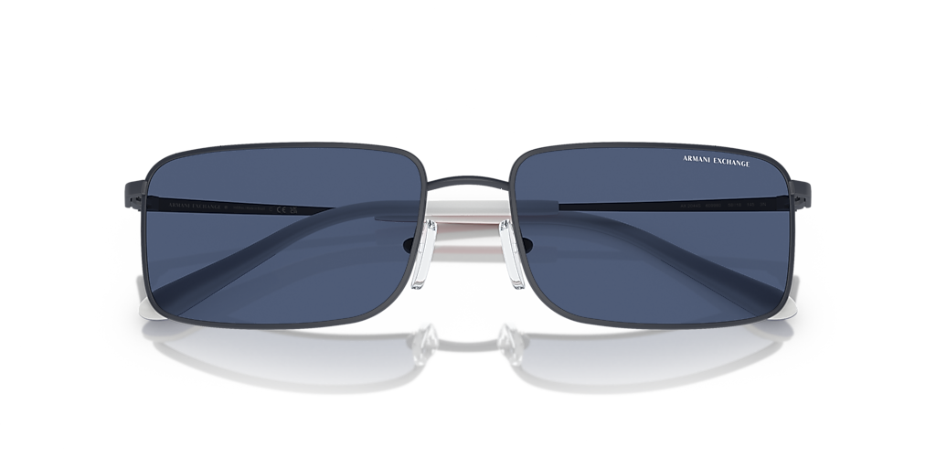 ARMANI EXCHANGE AX2044S Matte Blue - Men Sunglasses, Dark Blue Lens