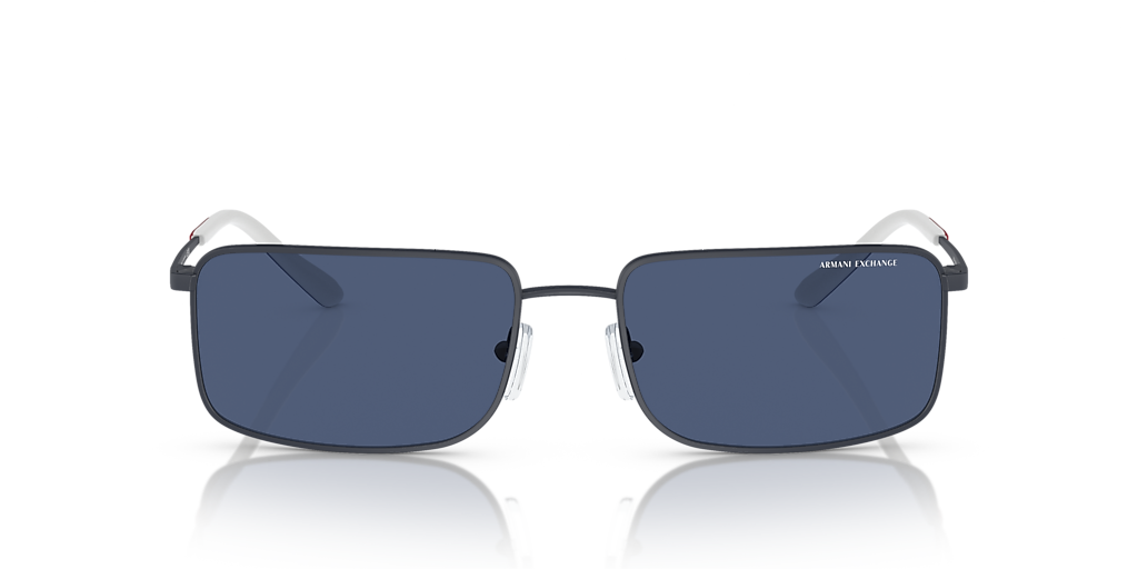 ARMANI EXCHANGE AX2044S Matte Blue - Men Sunglasses, Dark Blue Lens