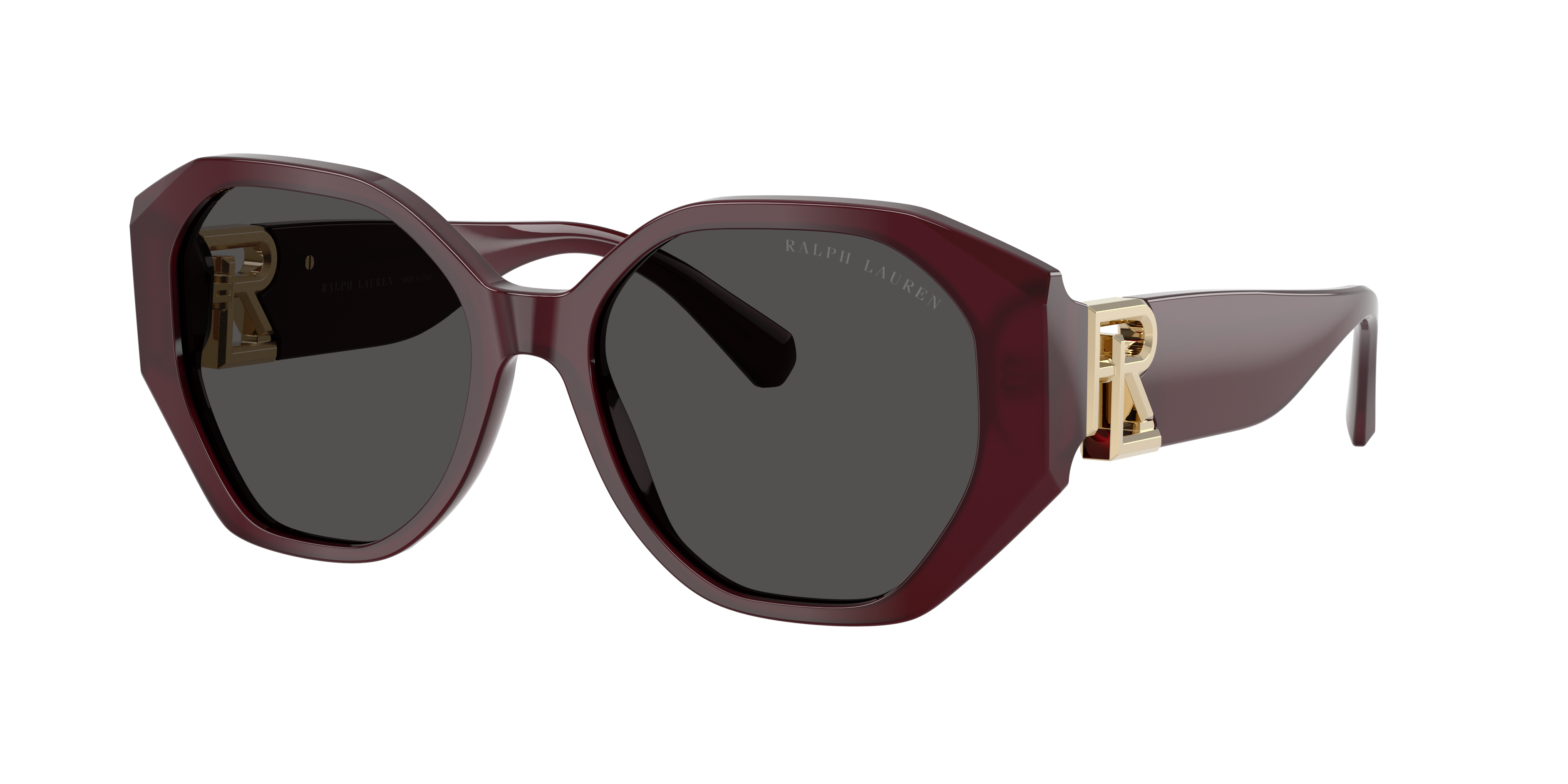Ralph Lauren Woman Sunglass The Juliette -  Frame color: Solid Bordeaux, Lens color: Dark Grey