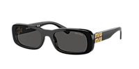 ⭐️miu miu Miu Miu MU 11YS XXL (55 - 22) with Grey lenses and Black