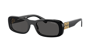 MIUMIU サングラス SMU06Y Miu Miu MU 06ZS S (50 - 20) with Grey lenses and Black frame