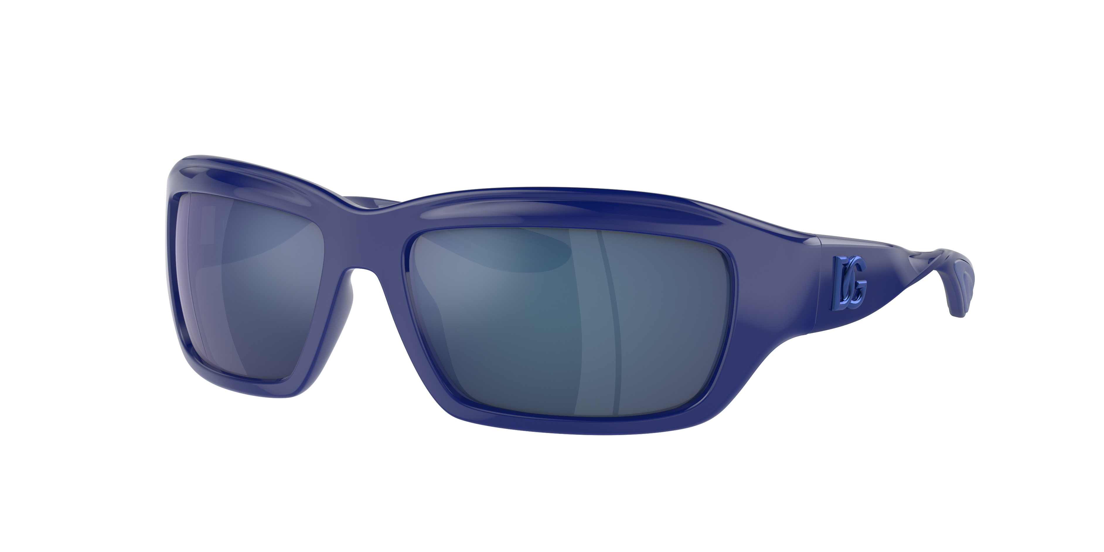 Dolce&Gabbana Unisex Sunglass DG6191 -  Frame color: Blue, Lens color: Blue Mirror Blue