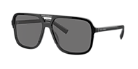 Dolce&Gabbana DG4354 M (58 - 15) with Grey lenses and Black frame