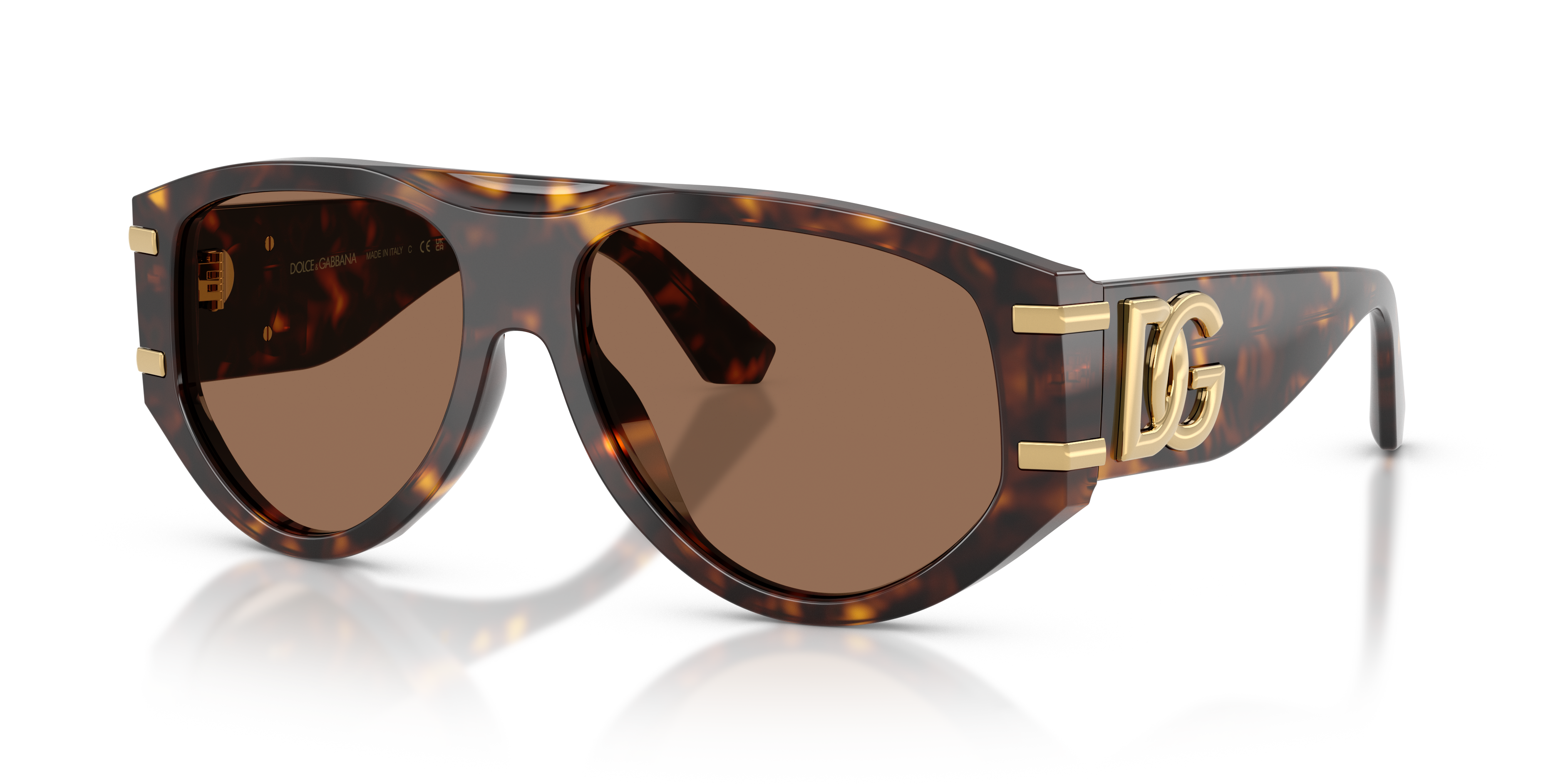 Dolce&Gabbana DG4499 L (57 - 16) with Brown lenses and Tortoise