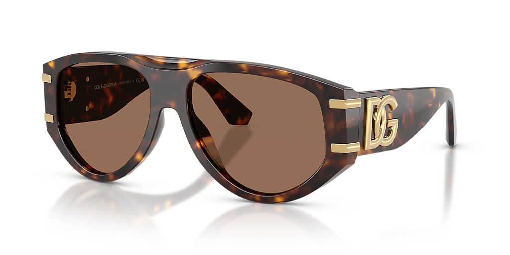 Dolce&Gabbana DG4499 L (57 - 16) with Brown lenses and Tortoise