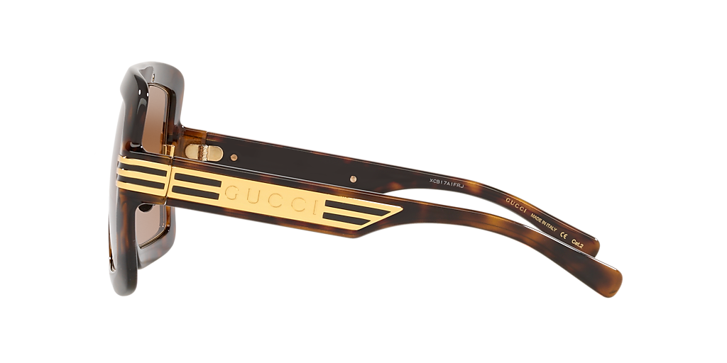 GUCCI GG0900S Tortoise - Men Luxury Sunglasses, Brown Lens