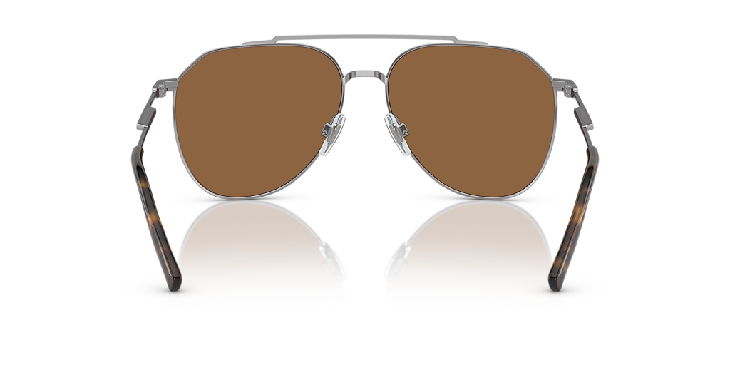 Dolce&Gabbana DG2296 XL (58 - 15) com Lentes Marrom e Armação