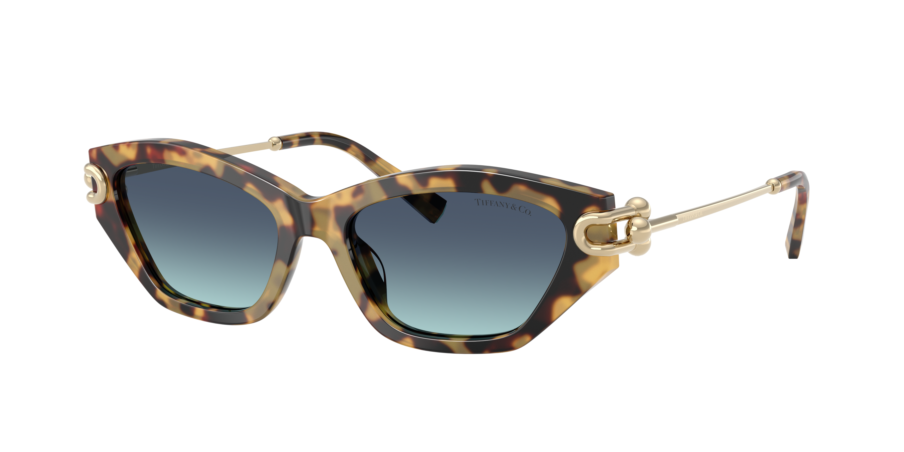 Tiffany & Co. Woman Sunglass TF4231U -  Frame color: Yellow Havana, Lens color: Azure Gradient Blue
