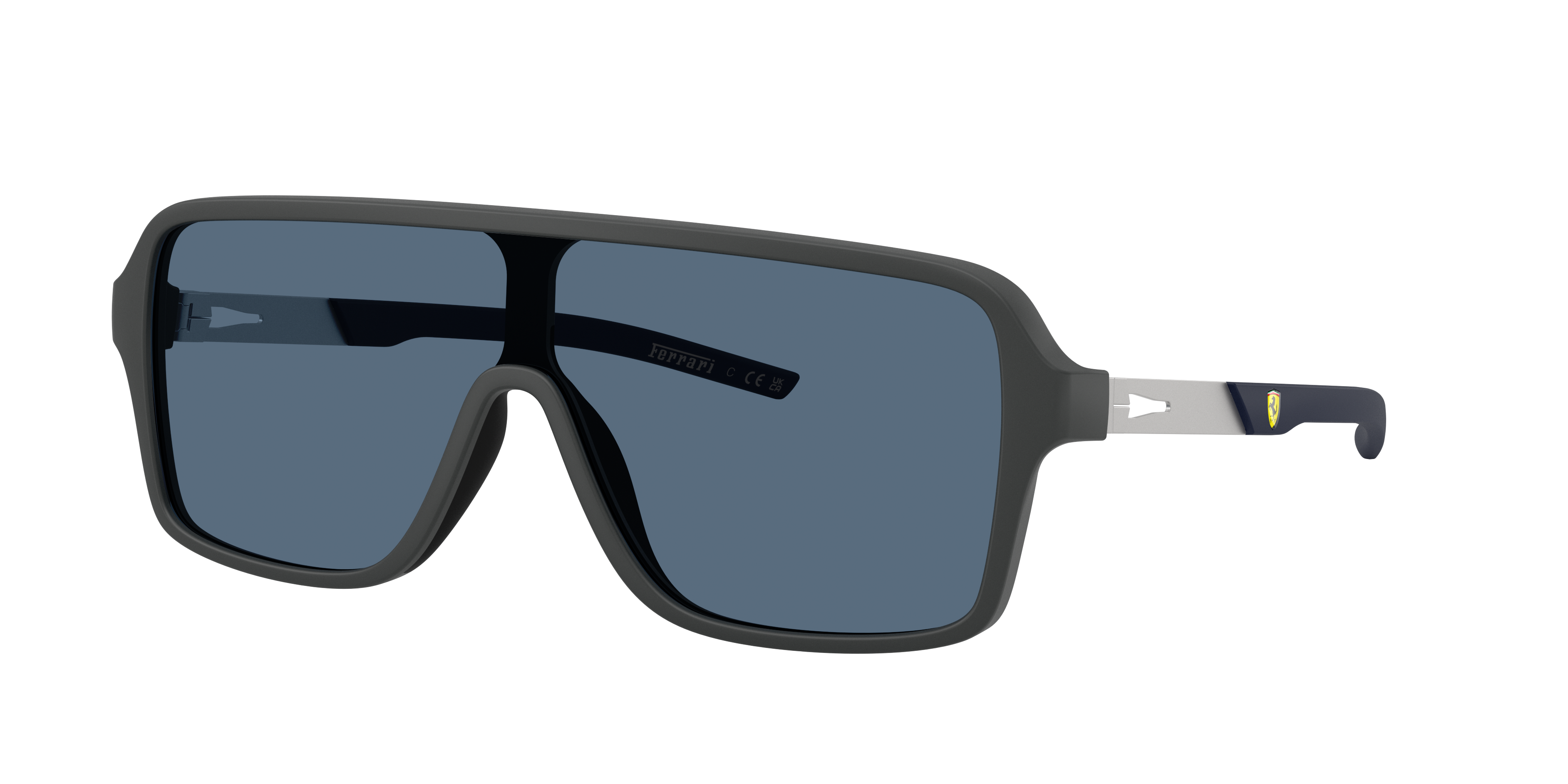 Scuderia Ferrari Man Sunglass FZ6022U -  Frame color: Matte Dark Grey, Lens color: Dark Blue