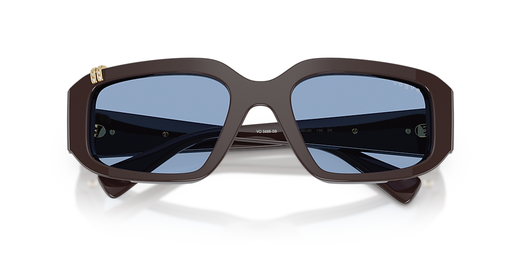 Vogue Eyewear VO5688SB M (55 - 20) with Blue lenses and Brown