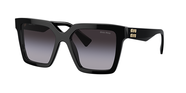Miu Miu MU 03YS 54 Gradient Grey & Honey Havana Sunglasses  