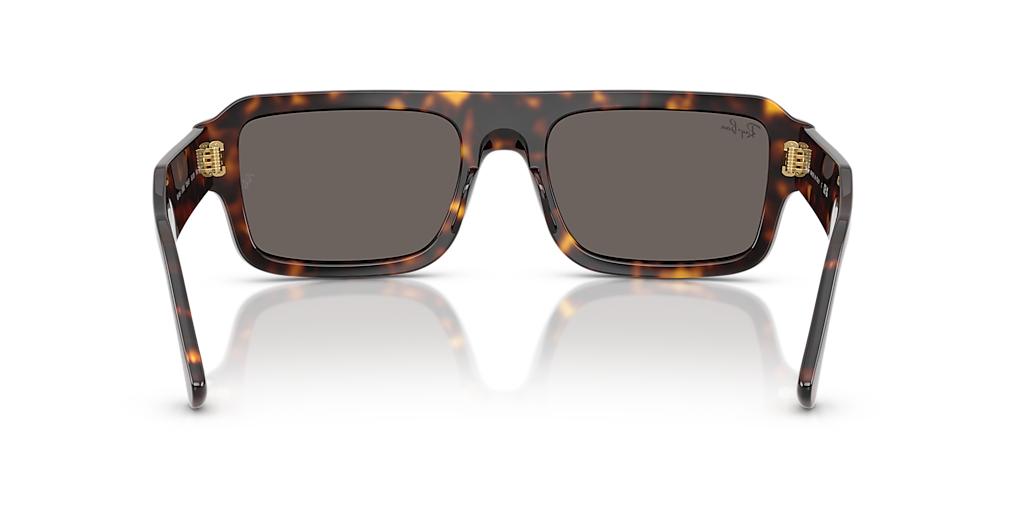 RAY-BAN RB4454 Lukas Bio-Based Black - Unisex Sunglasses, Polar Black Lens