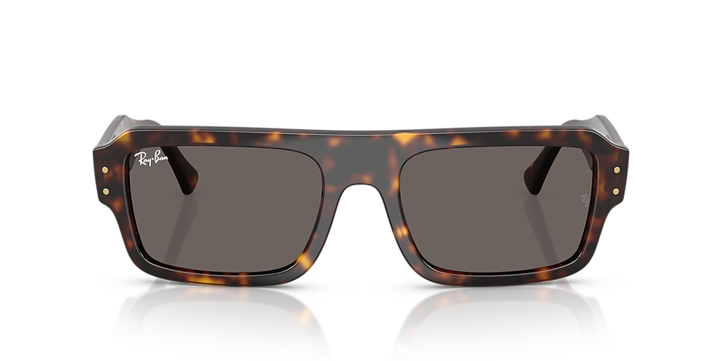 RAY-BAN RB4454 Lukas Bio-Based Black - Unisex Sunglasses, Polar Black Lens