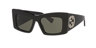 Gucci GG1676S XL (60 - 14) with Brown lenses and Gold frame