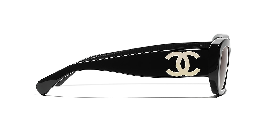 Chanel Rectangle Sunglasses CH5493A M (55 - 18) with Brown