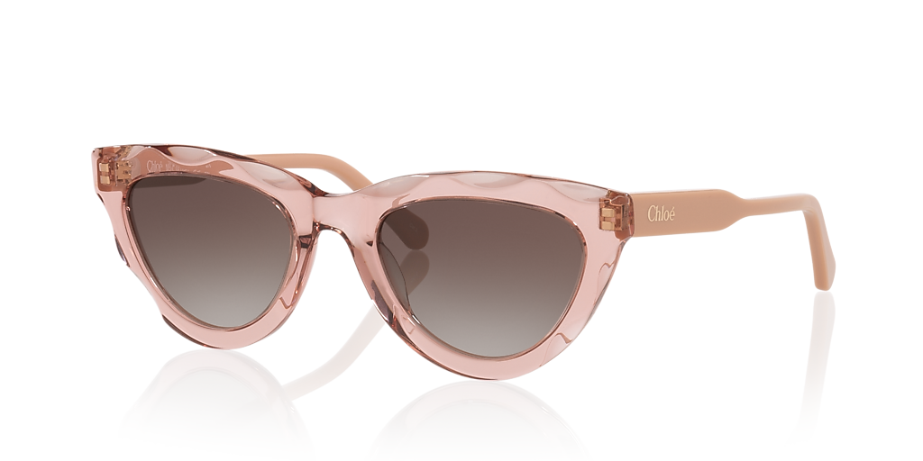 Chloé CH0294S S (52 - 21) with Brown lenses and Red frame