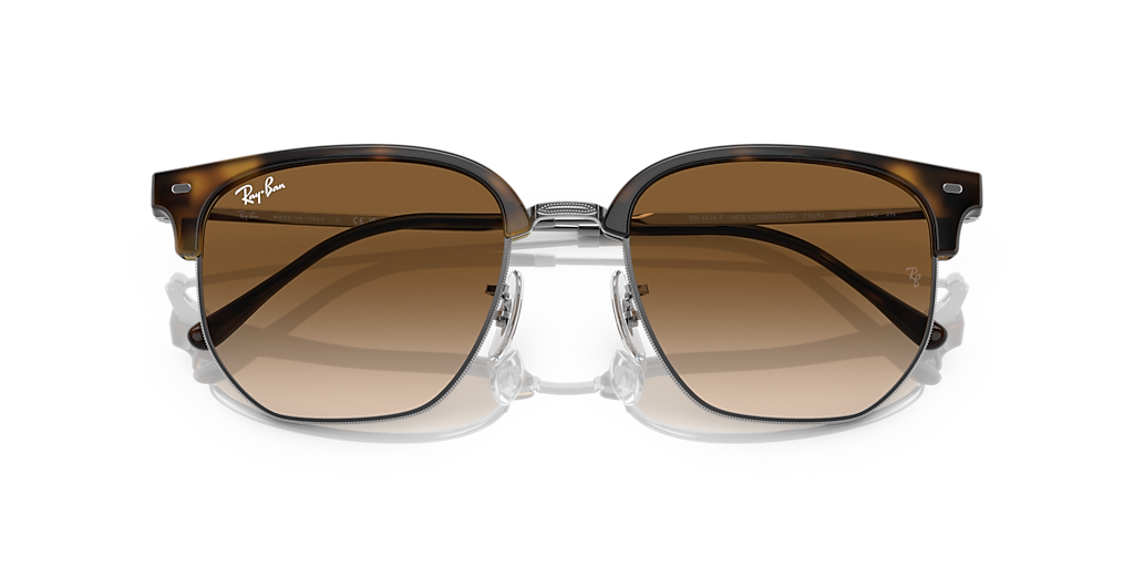 Ray-Ban RB4416F New Clubmaster XXL (55 - 20) with Brown lenses and