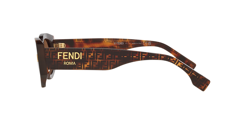Fendi FE40125I S (52 - 21) with Brown lenses and Tortoise