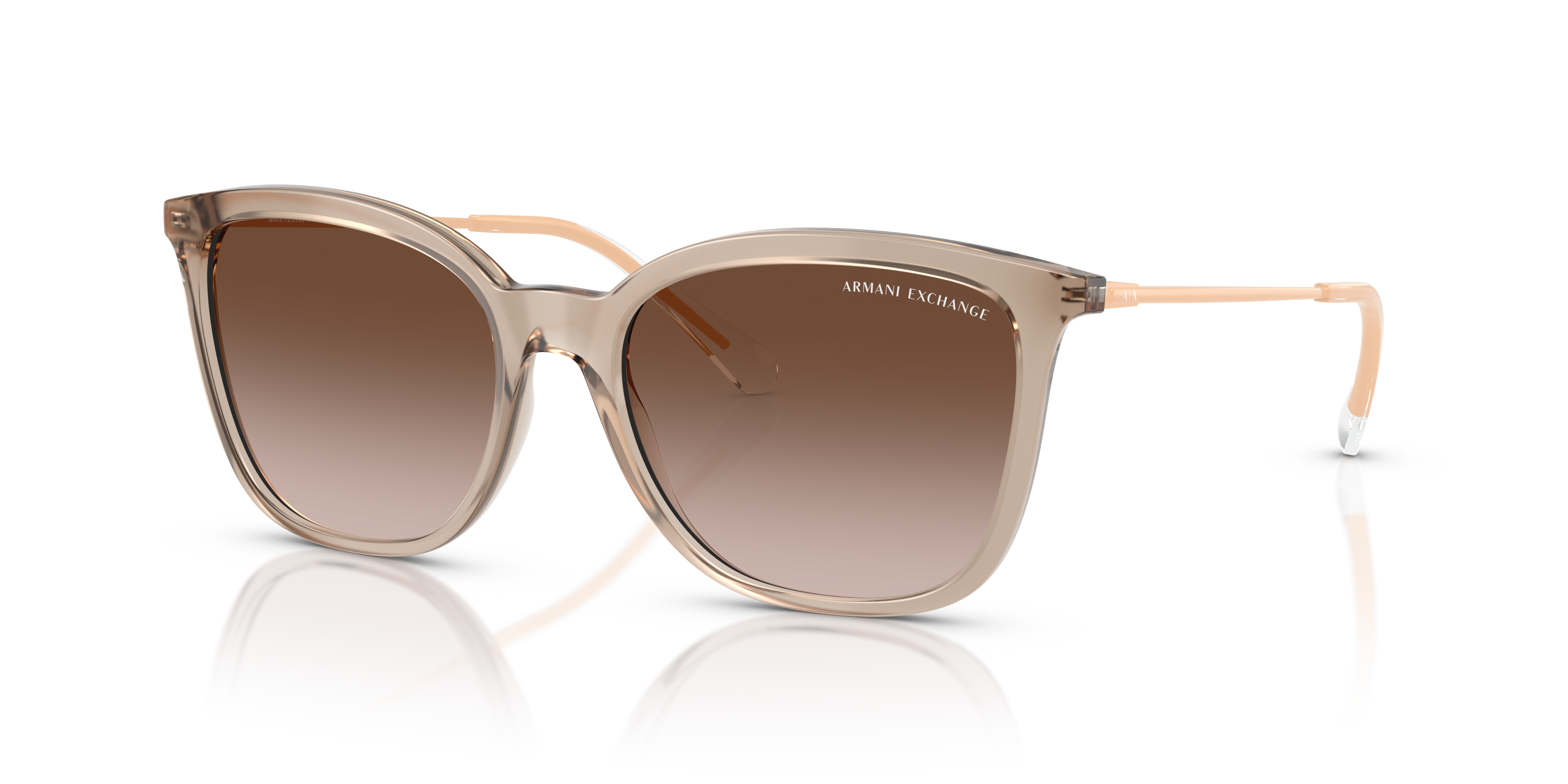 ARMANI EXCHANGE レザージャケット ブラウン ARMANI EXCHANGE - 美品 アルマーニ エクスチェンジ ARMANI