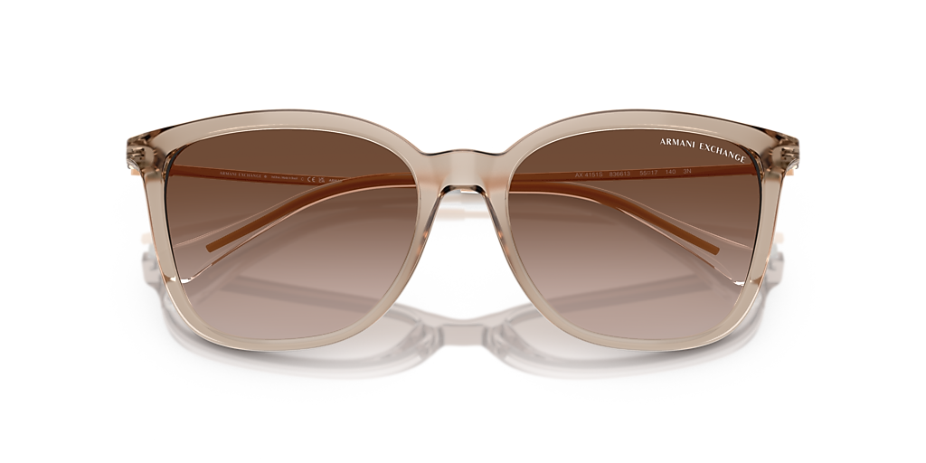 Armani Exchange Beige Sunglasses Armani Exchange AX 4153SU 836173, Buy Online at Gaffos.com main image 4