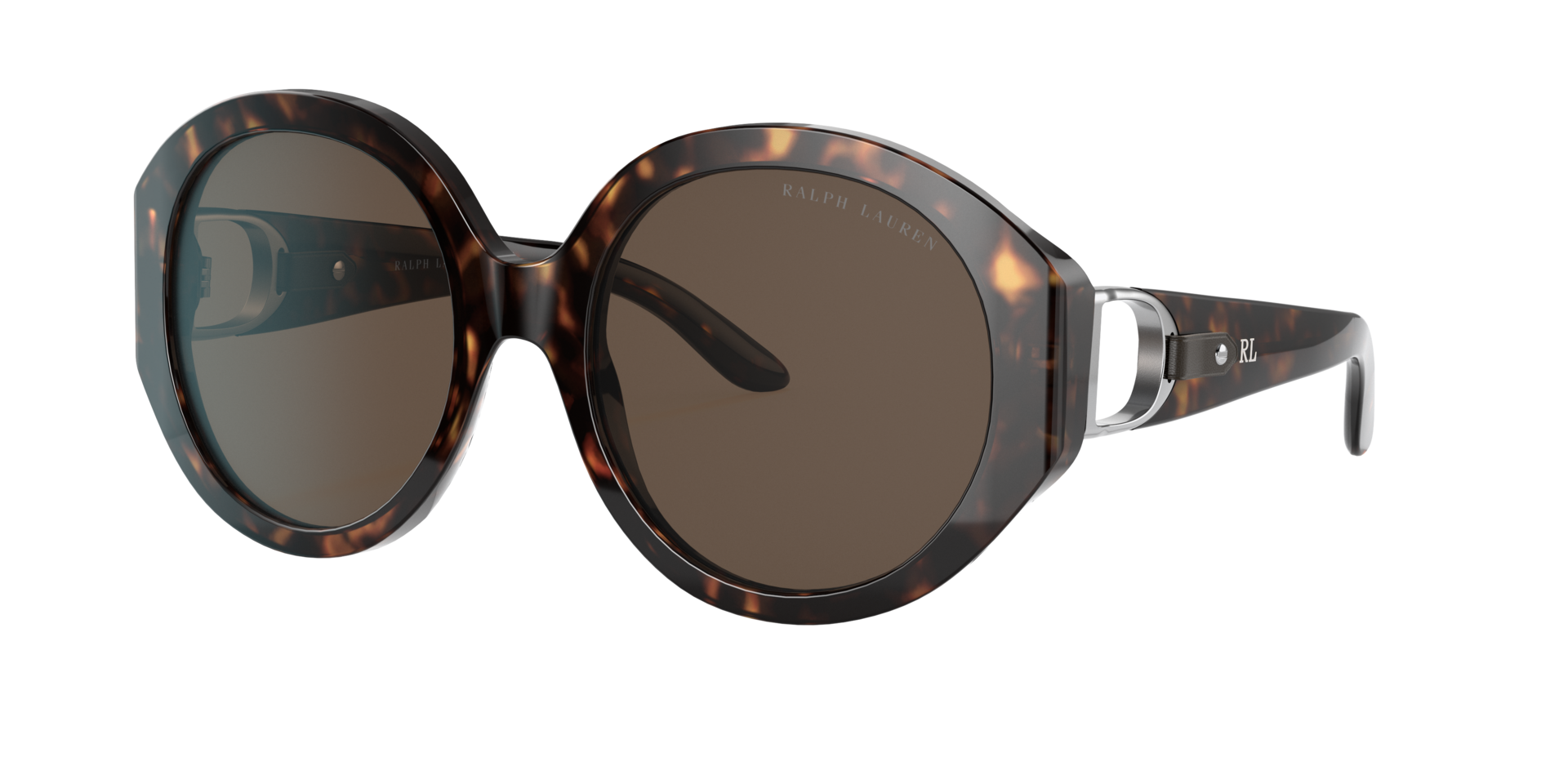 Ralph Lauren Woman Sunglass RL8188Q -  Frame color: Shiny Dark Havana, Lens color: Brown