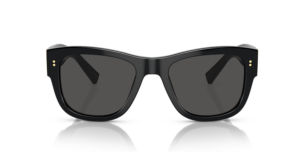 Dolce&Gabbana DG4338 M (52 - 20) with Grey lenses and Black frame